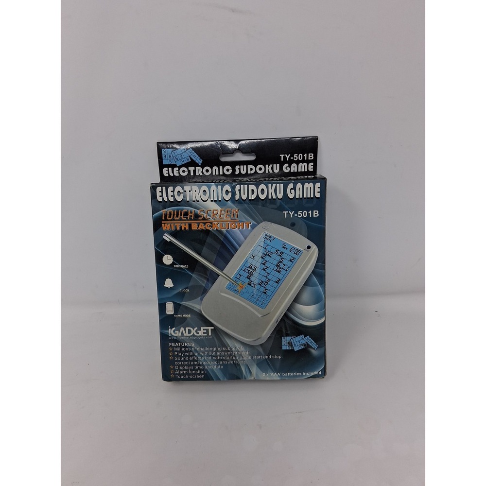 illuminated Sudoku Handheld Electronic Game 501B New in Box. C